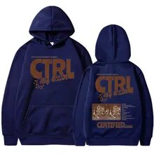 SZA Ctrl Blue Hoodie