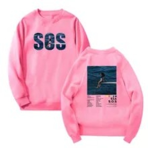 SZA Merch S.O.S Pink Sweatshirt