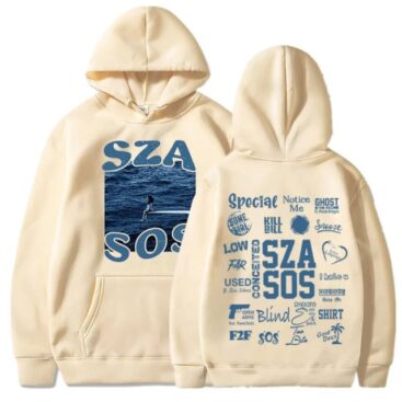 SZA Merch Music Album SOS Graphic Hoodie